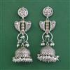 Oxidised Jhumki With 2 Tone Plating