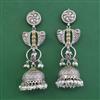 Oxidised Jhumki With 2 Tone Plating