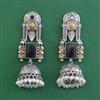 Oxidised Jhumki With 2 Tone Plating