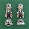 Oxidised Jhumki With 2 Tone Plating