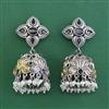Oxidised Jhumki With 2 Tone Plating
