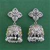 Oxidised Jhumki With 2 Tone Plating