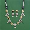 Oxidised Classic Necklace With 2 Tone Plating