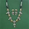 Oxidised Classic Necklace With 2 Tone Plating