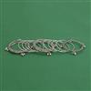 Oxidised Classic Bangles With Rhodium Plating