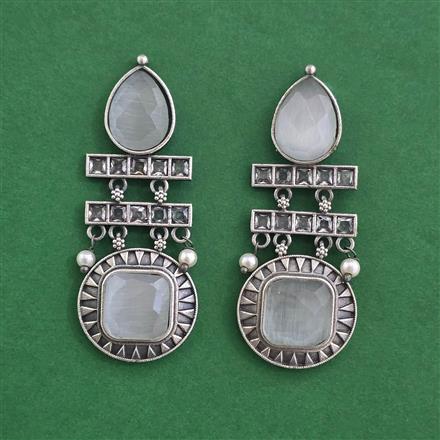 Oxidised Classic Earring With Oxidised Plating