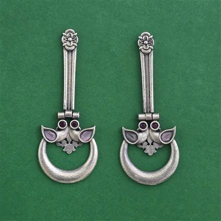 Oxidised Classic Earring With Oxidised Plating