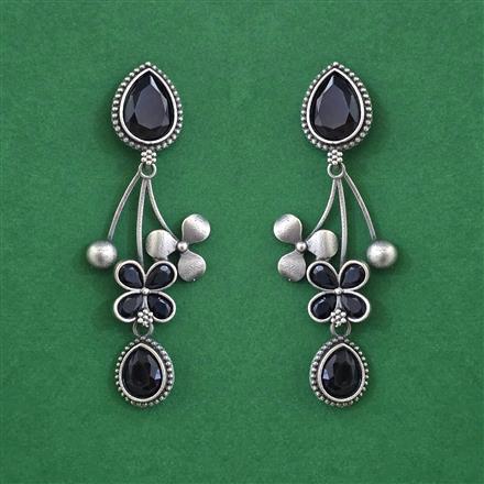 Oxidised Classic Earring With Oxidised Plating