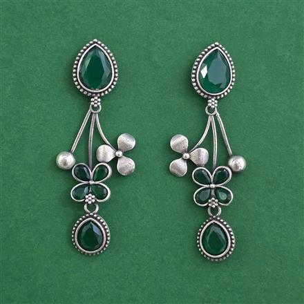Oxidised Classic Earring With Oxidised Plating