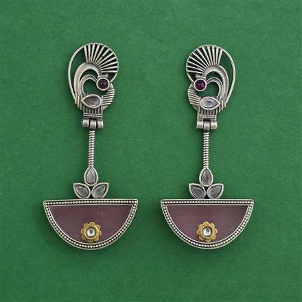 Oxidised Classic Earring With Oxidised Plating