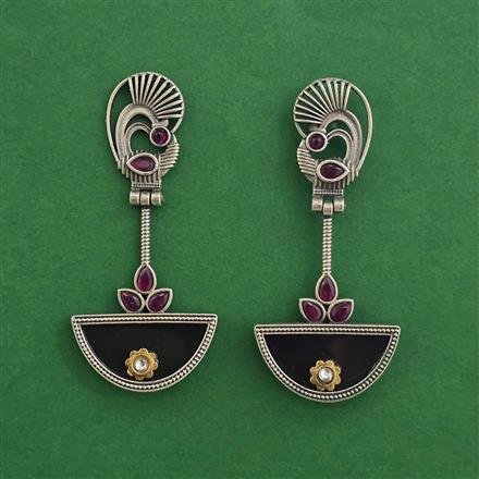 Oxidised Classic Earring With Oxidised Plating