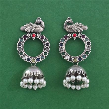 Oxidised Classic Earring With Oxidised Plating