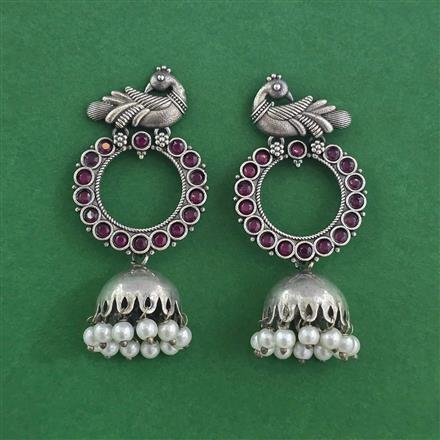 Oxidised Classic Earring With Oxidised Plating