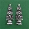 Oxidised Jhumki With Oxidised Plating