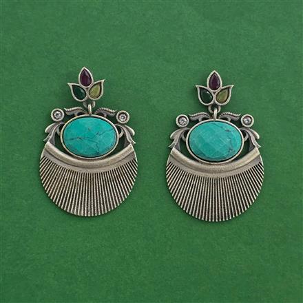 Oxidised Classic Earring With Oxidised Plating