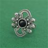 Oxidised Adjustable Ring With Oxidised Plating