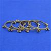 Oxidised Kashmiri Bangles With Mehndi Plating