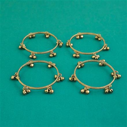 Oxidised Kashmiri Bangles With Mehndi Plating