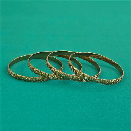Oxidised Classic Bangles With Mehndi Plating