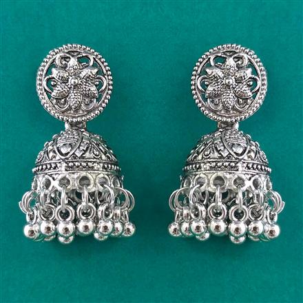 Oxidised Classic Earring With Oxidised Plating