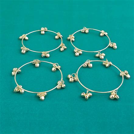 Oxidised Classic Bangles With Gold Plating