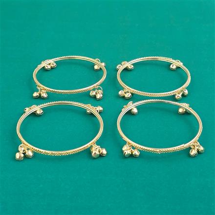 Oxidised Classic Bangles With Gold Plating
