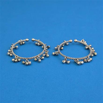 Oxidised Classic Kada With Oxidised Plating