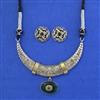 Oxidised Classic Necklace With Oxidised Plating