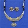 Oxidised Classic Necklace With Oxidised Plating