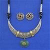 Oxidised Classic Necklace With Oxidised Plating
