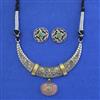 Oxidised Classic Necklace With Oxidised Plating