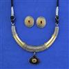 Oxidised Classic Necklace With 2 Tone Plating