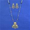 Oxidised Classic Necklace With 2 Tone Plating