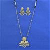 Oxidised Classic Necklace With 2 Tone Plating