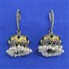 Oxidised Jhumki With 2 Tone Plating
