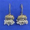 Oxidised Jhumki With 2 Tone Plating