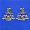 Oxidised Classic Earring With 2 Tone Plating