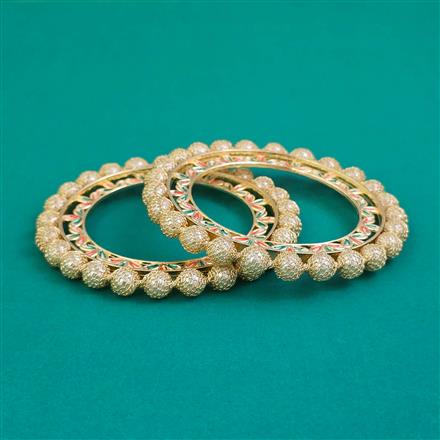 Oxidised Classic Bangles With Gold Plating