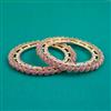 Oxidised Classic Bangles With Gold Plating