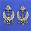 Oxidised Classic Earring With 2 Tone Plating