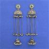 Oxidised Long Earring With Oxidised Plating