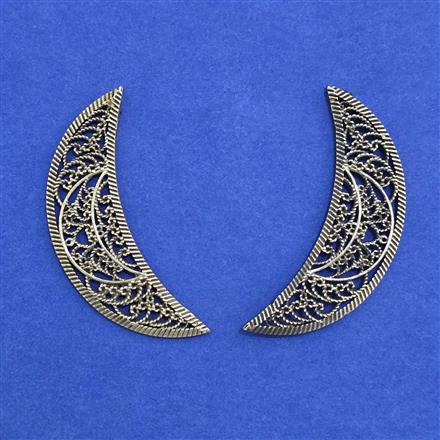 Oxidised Classic Earring With Oxidised Plating