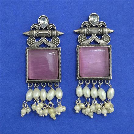 Oxidised Classic Earring With Oxidised Plating