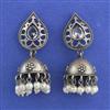 Oxidised Jhumki With Oxidised Plating