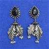 Oxidised Classic Earring With Oxidised Plating