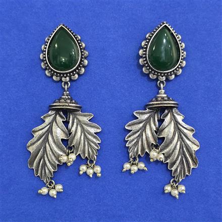 Oxidised Classic Earring With Oxidised Plating
