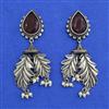 Oxidised Classic Earring With Oxidised Plating