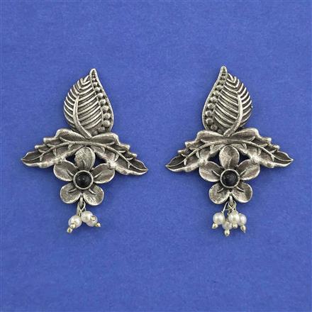 Oxidised Classic Earring With Oxidised Plating