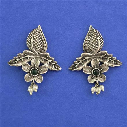 Oxidised Classic Earring With Oxidised Plating