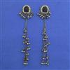 Oxidised Long Earring With Oxidised Plating